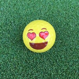 logo golf ball , emoji ball , smile golf ball  , gift golf ball , cute golf ball , novelty golf ball supplier