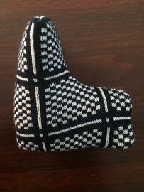 knitted head cover , golf knitted golf putter head cover , golf putter head cover supplier