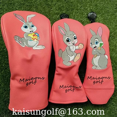 utility head cover  rabbit golf cover driver cover fairway cover ut cover hybrid cover headcover rabbit supplier