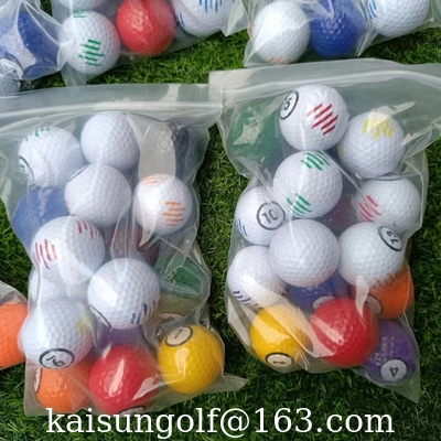 mini golf ball low bounce golf ball with two pieces  mini golf ball putter ball putting ball billiard ball supplier