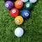 mini golf ball low bounce golf ball with two pieces  mini golf ball putter ball putting ball billiard ball supplier