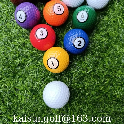 mini golf ball low bounce golf ball with two pieces  mini golf ball putter ball putting ball billiard ball supplier