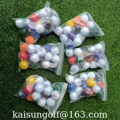 mini golf ball low bounce golf ball with two pieces  mini golf ball putter ball putting ball billiard ball supplier