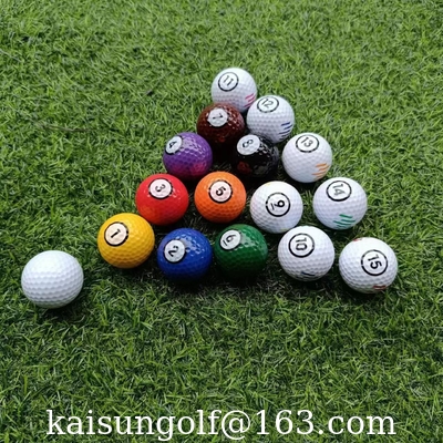 mini golf ball low bounce golf ball with two pieces  mini golf ball putter ball putting ball billiard ball supplier