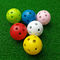 hollow practice golf ball ， hole hole plastic golf ball ， golf ball , golf balls ,  golf practice ball supplier