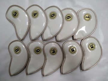 iron head covers , Golf headcover , golf head cover , iron cover, golf club cover with iron supplier