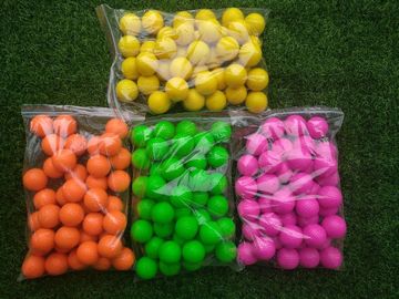 fluorescent golf ball golf balls fluorescent golf balls in black light (glow in uv ) supplier