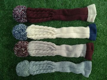 knitted head cover , golf knitted head cover , golf head cover  , golf headcover , driver head cover supplier