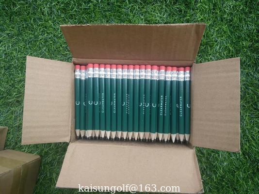 round golf pencil , wood golf pencil , golf pencil , wooden golf pen , wooden golf pencil supplier