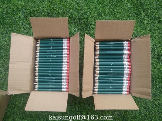 round golf pencil , wood golf pencil , golf pencil , wooden golf pen , wooden golf pencil supplier