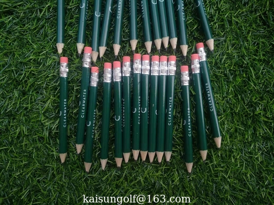 round golf pencil , wood golf pencil , golf pencil , wooden golf pen , wooden golf pencil supplier