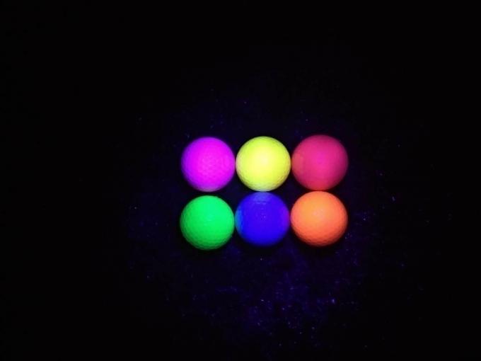 fluorescent golf ball golf balls fluorescent golf balls in black light